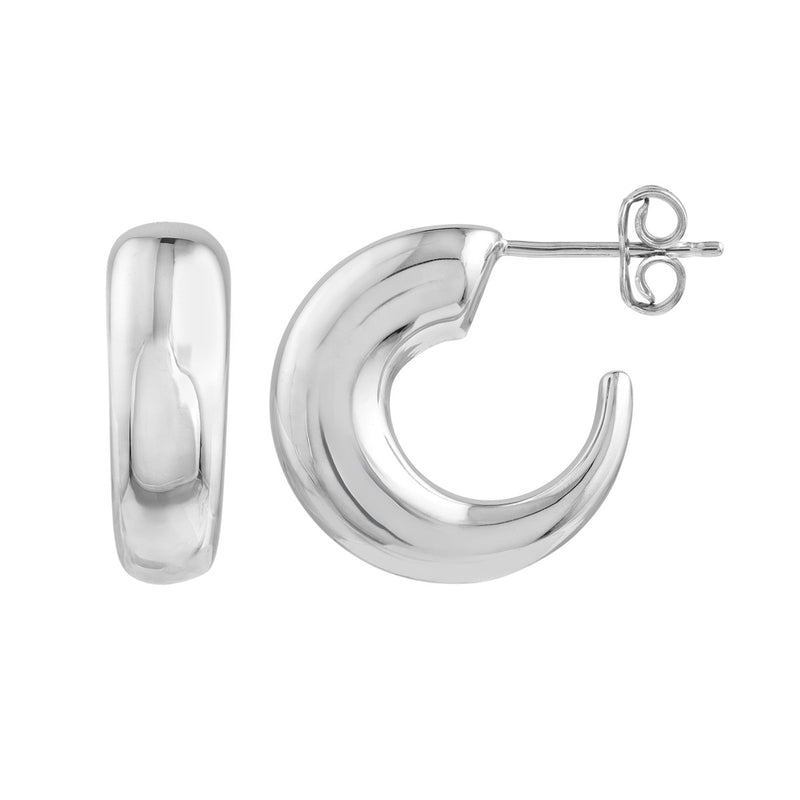 Sterling Silver Open Hoops