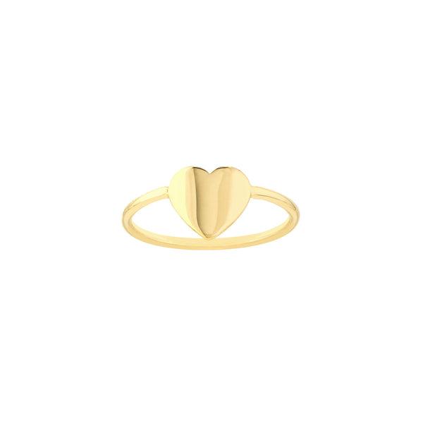 Flat Heart Ring