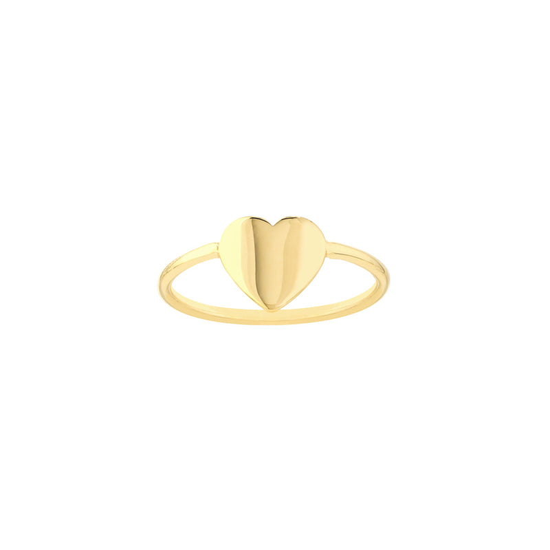 Flat Heart Ring