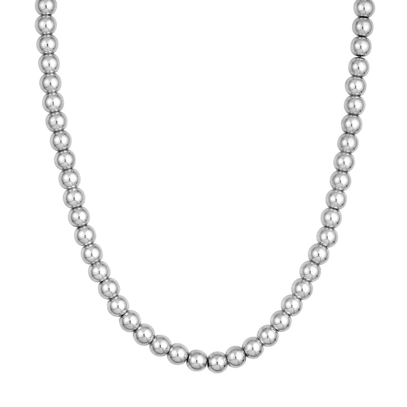 Sterling Silver Bead Necklace