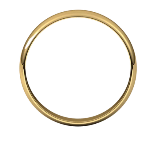 Gold Half Round Band