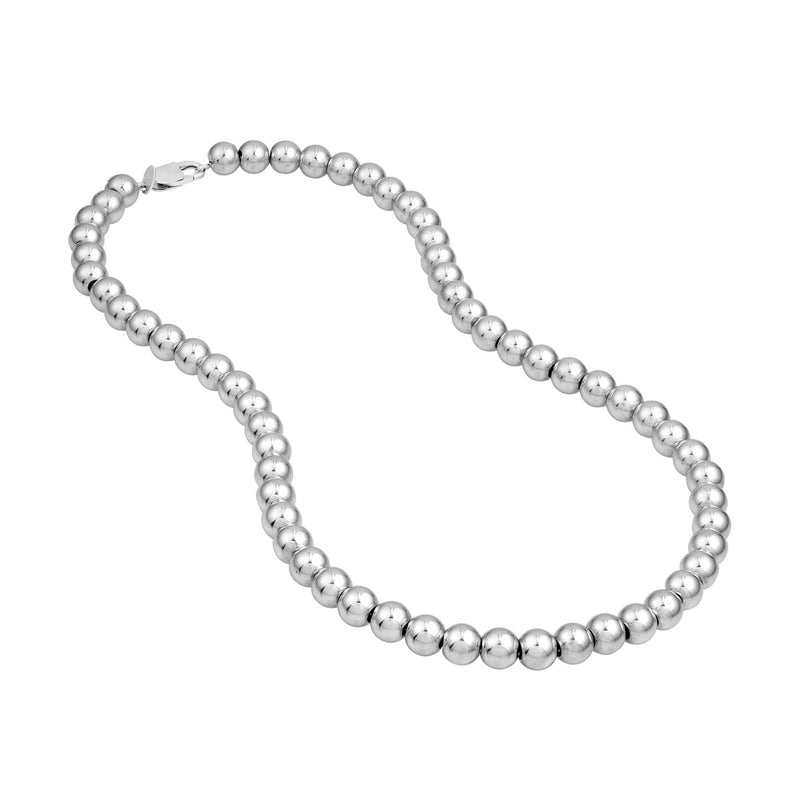Sterling Silver Bead Necklace