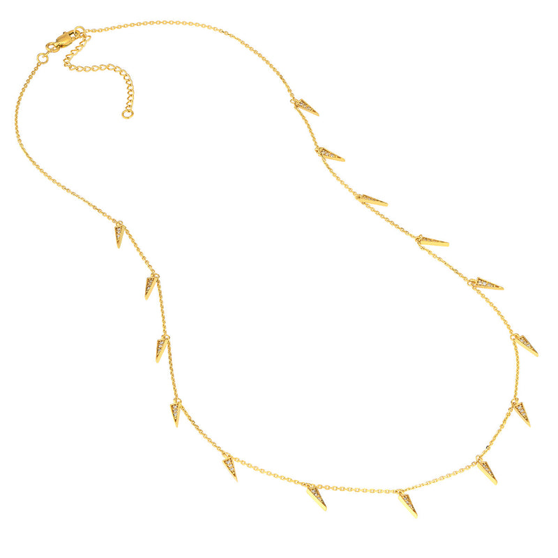 Diamond Spear Necklace