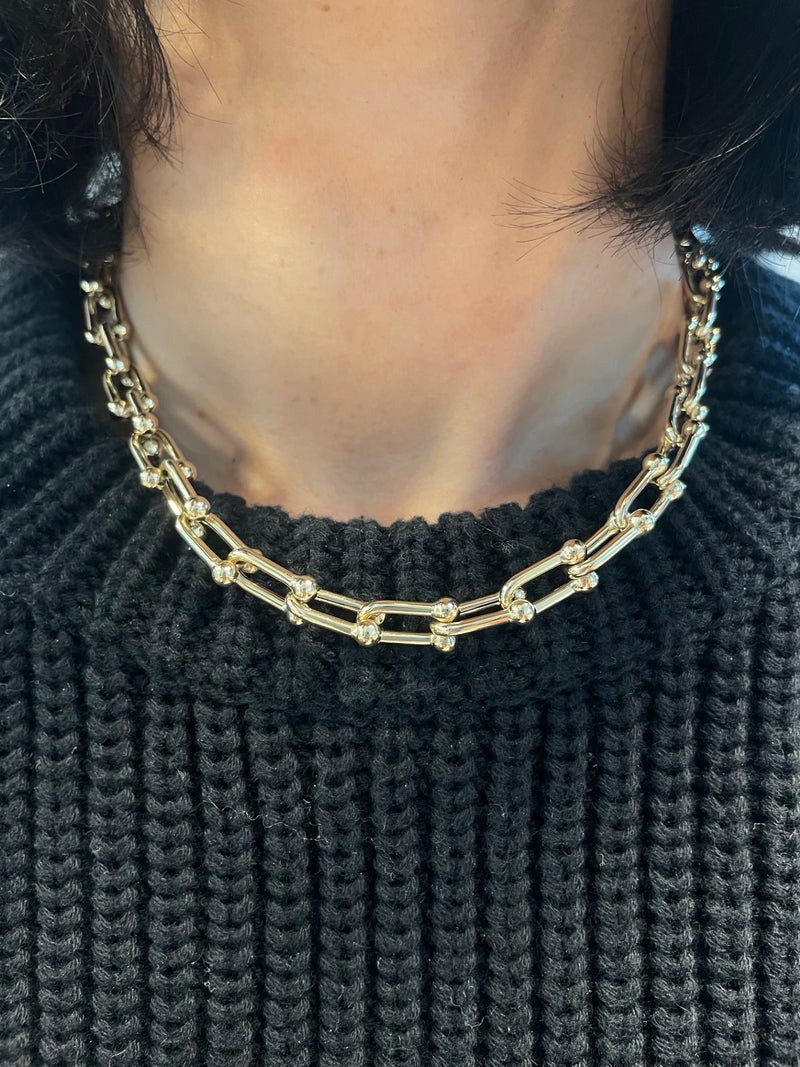 Bold Mariner Link Necklace