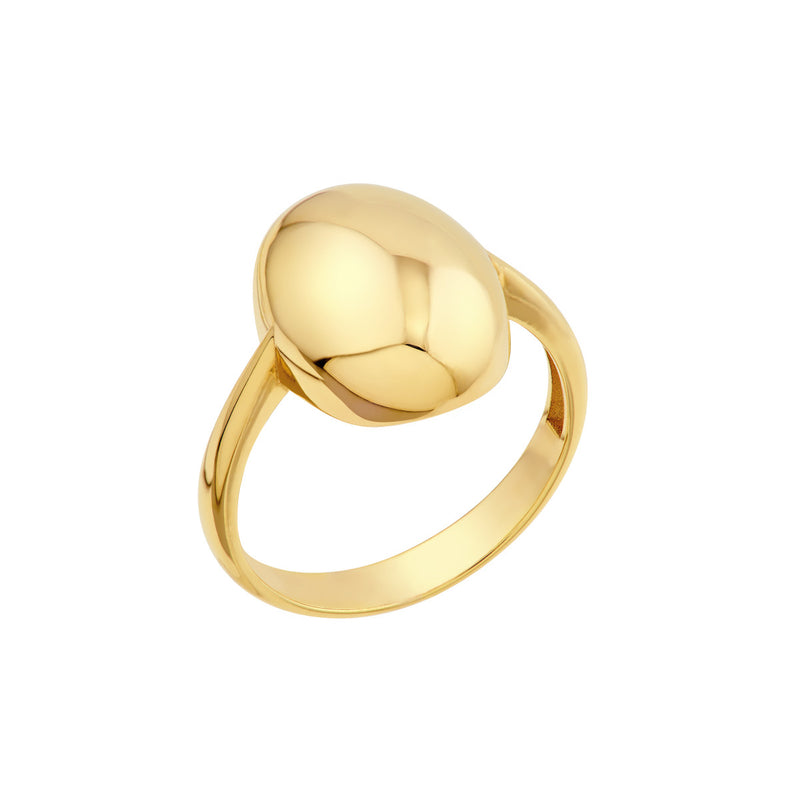 Oval Puffy Ring