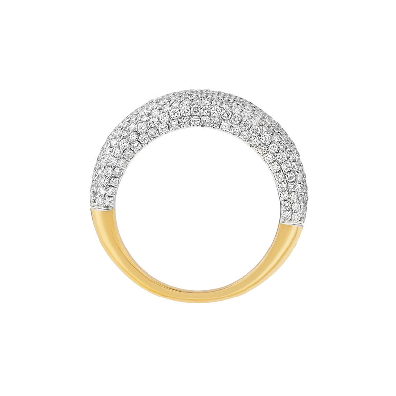 Diamond Pave Dome Ring