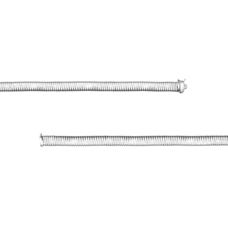 Sterling Silver Tube Necklace