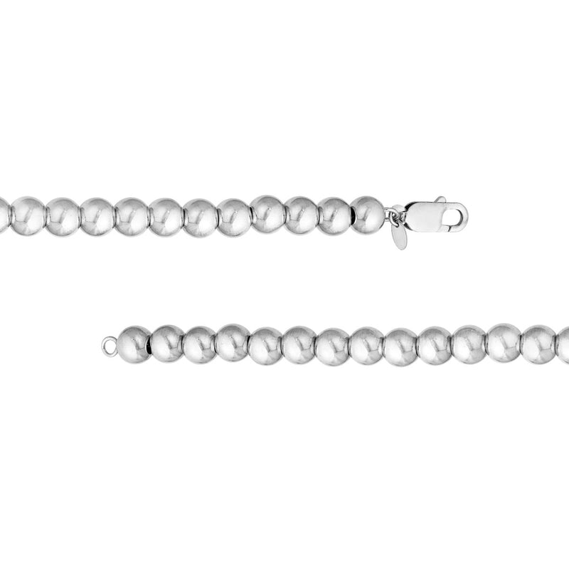 Sterling Silver Bead Necklace