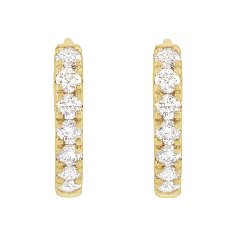 Mini Diamond Snap Huggie