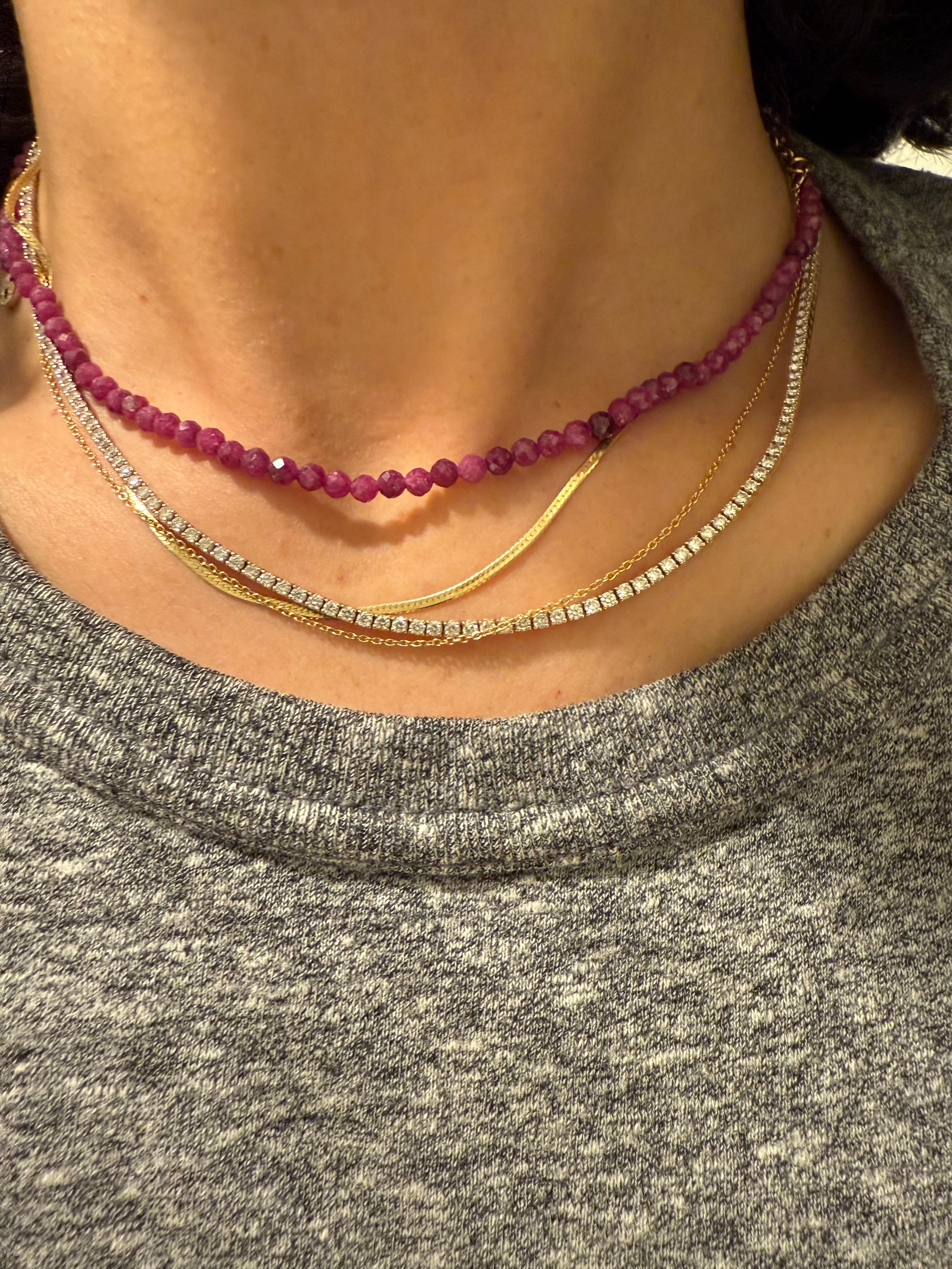Round Ruby Necklace – SMITH + MARA