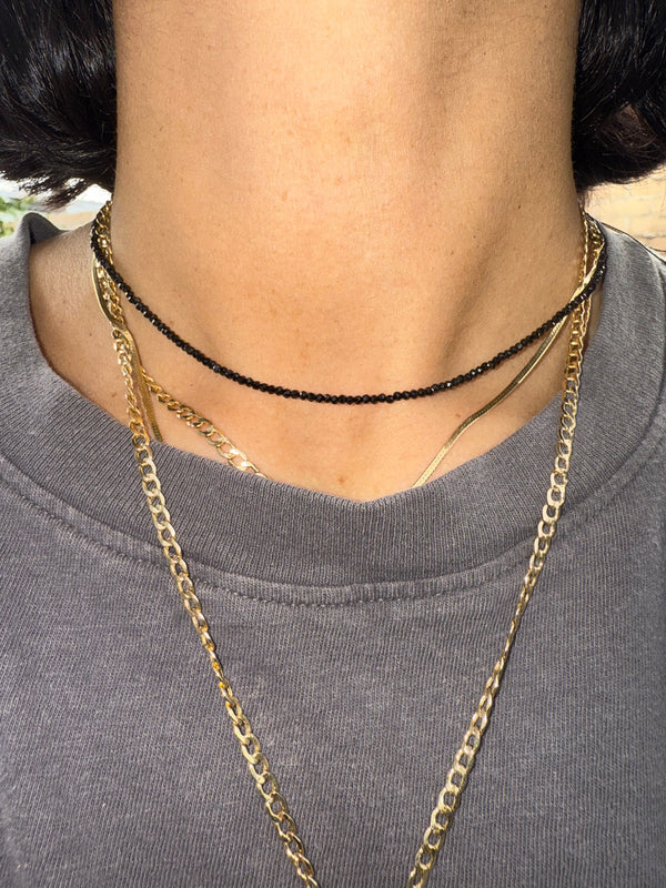 Black Spinel Necklace