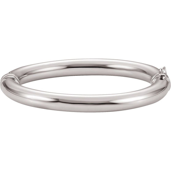 Sterling Silver Hinged Bangle