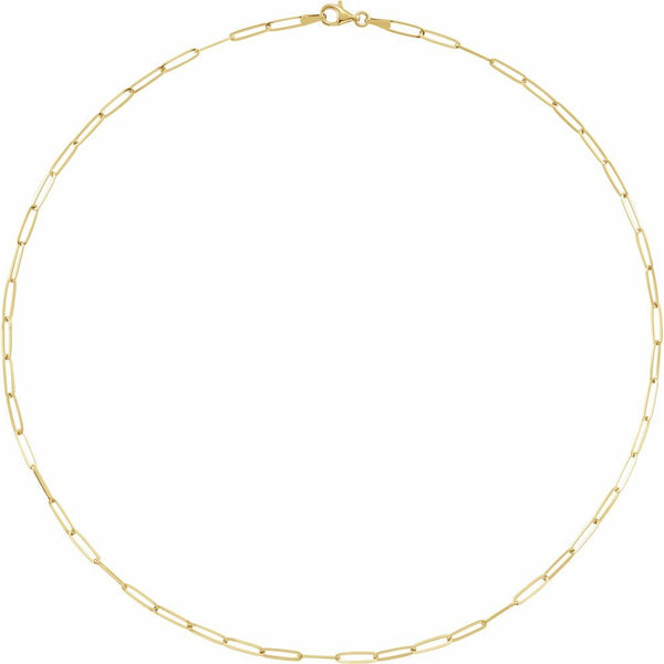 Gold Long Link Chain (multiple lengths)