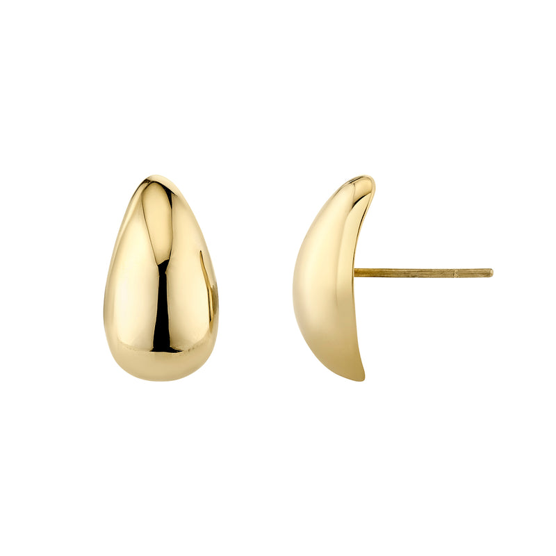 Gold Drop Earrings - Medium