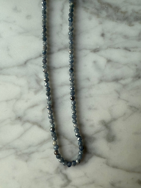 Small Blue Sapphire Necklace
