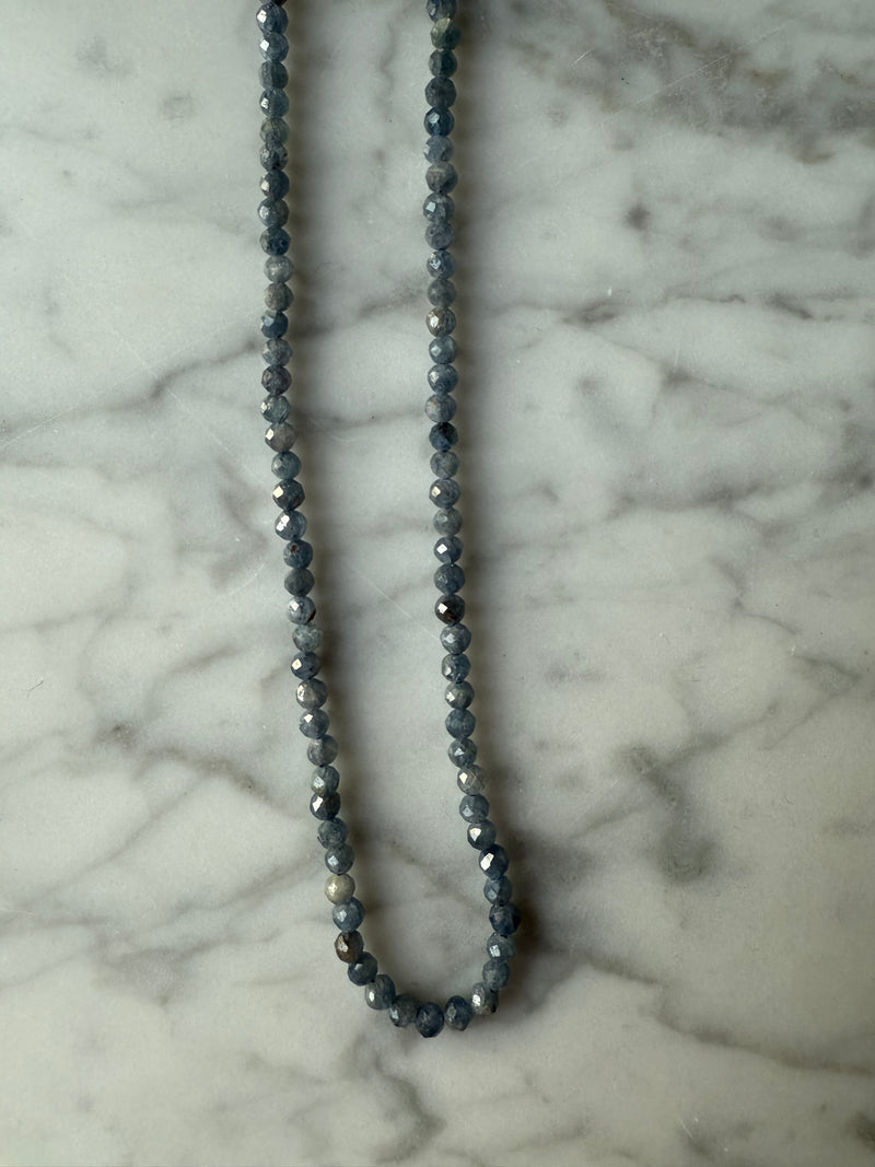 Small Blue Sapphire Necklace