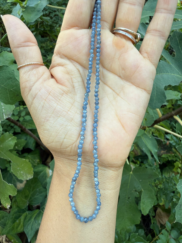 Small Blue Sapphire Necklace
