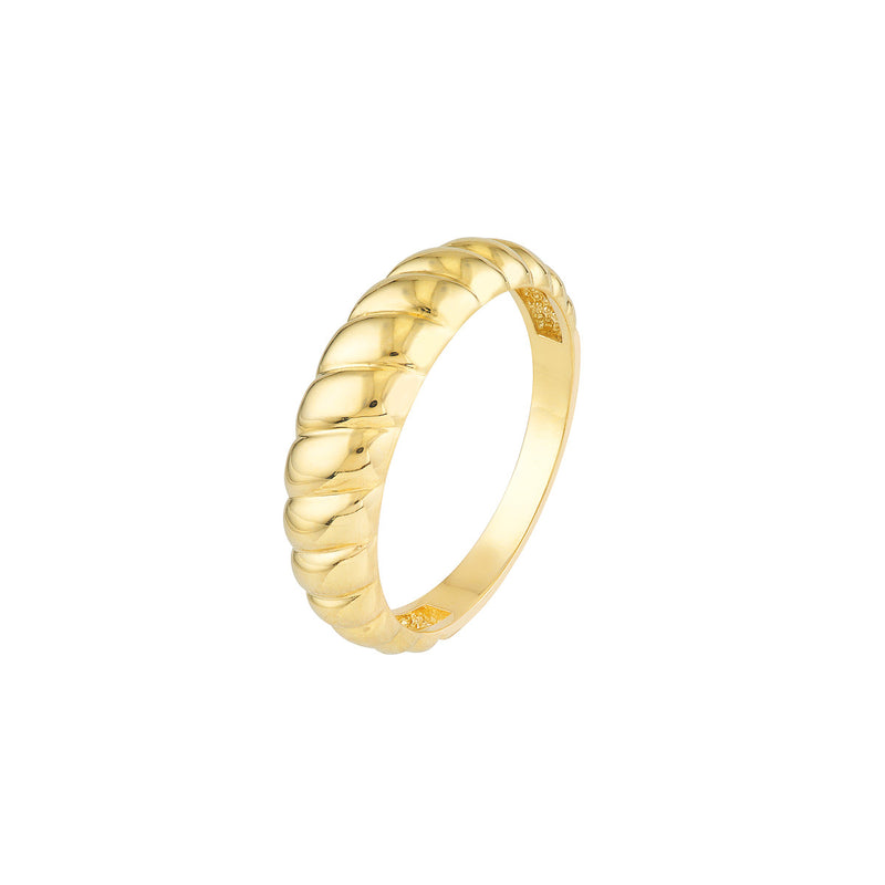 Twisted Ribbed Ring