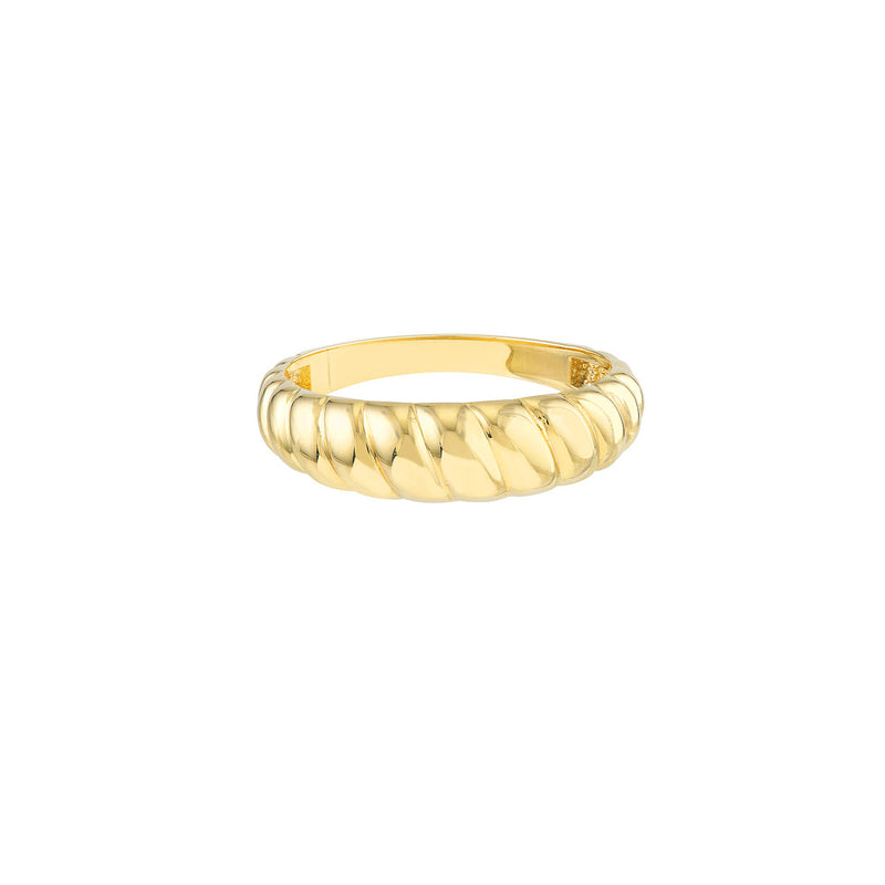 Twisted Ribbed Ring