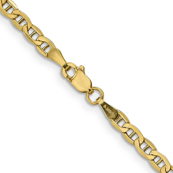 Gold Mariner Chain (multiple lengths) - 3.2mm