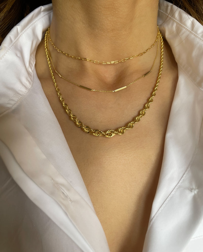 Graduated Rope Chain