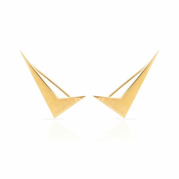 Large Checkmark Earring