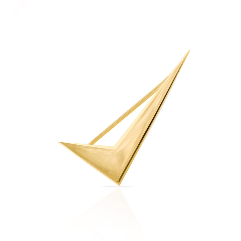 Small Checkmark Earring