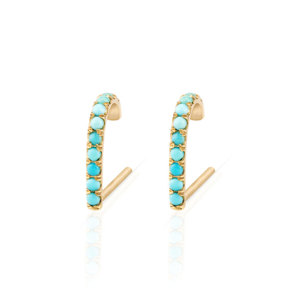 Turquoise Suspender Earring