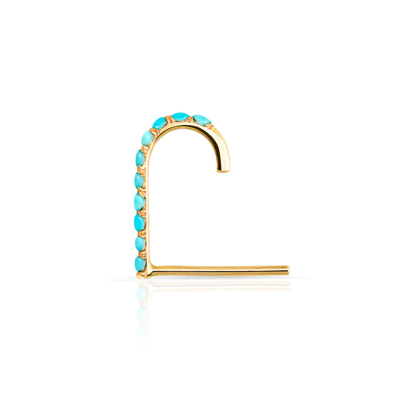 Turquoise Suspender Earring