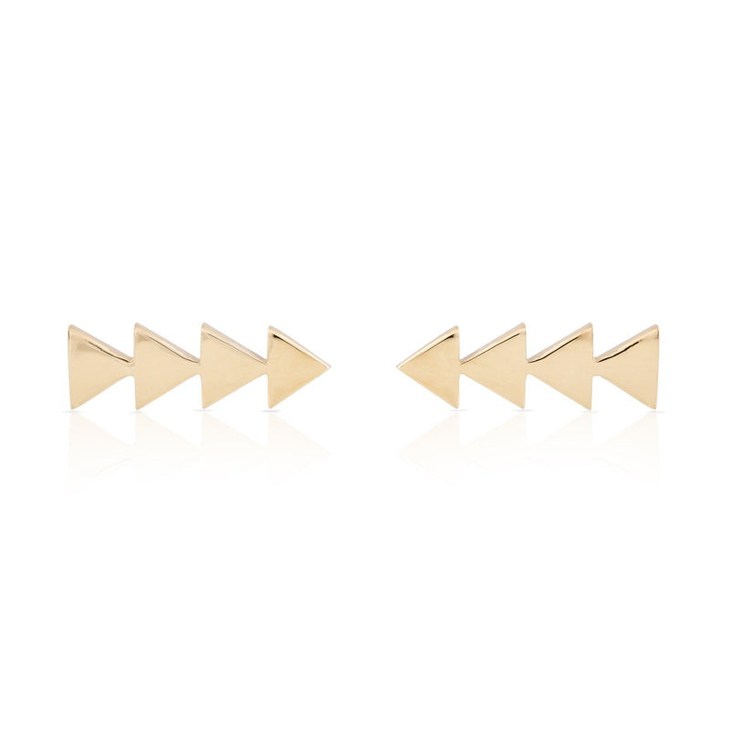 Solid Triangle Earring