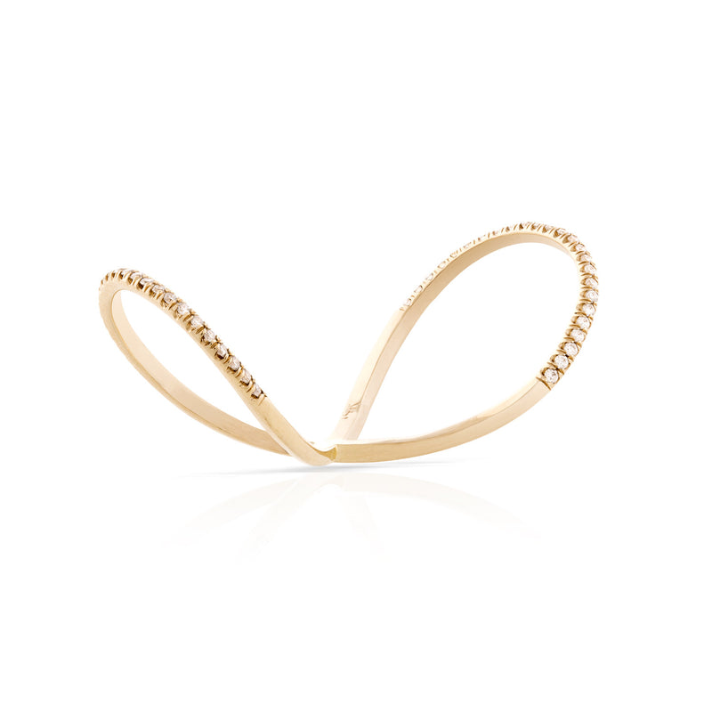 Pave Diamond Infinity Ring