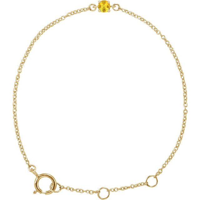 Mini Birthstone Bracelet