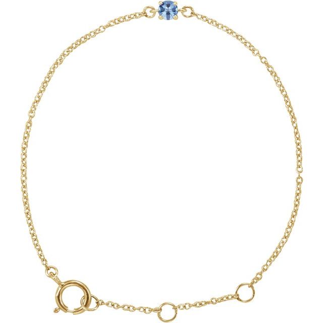 Mini Birthstone Bracelet