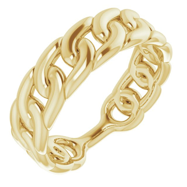 Bold Chain Link Ring