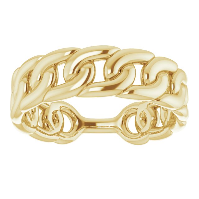 Bold Chain Link Ring