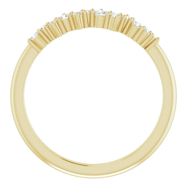 Scattered Diamond Ring