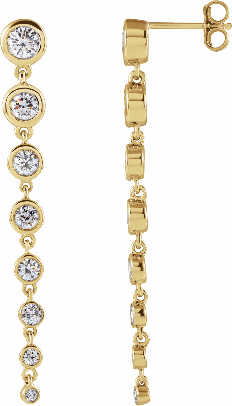 Diamond Waterfall Earrings