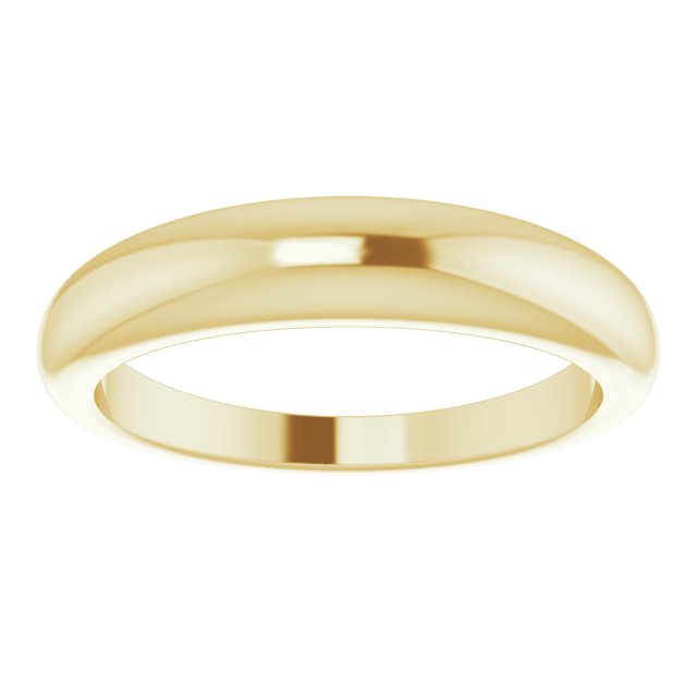 Gold Petite Dome Ring