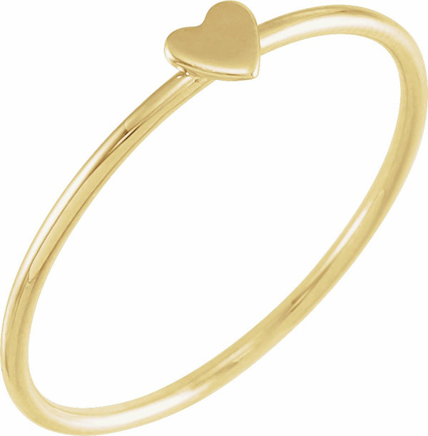 Heart Stacking Ring