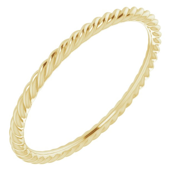 Gold Skinny Rope Band