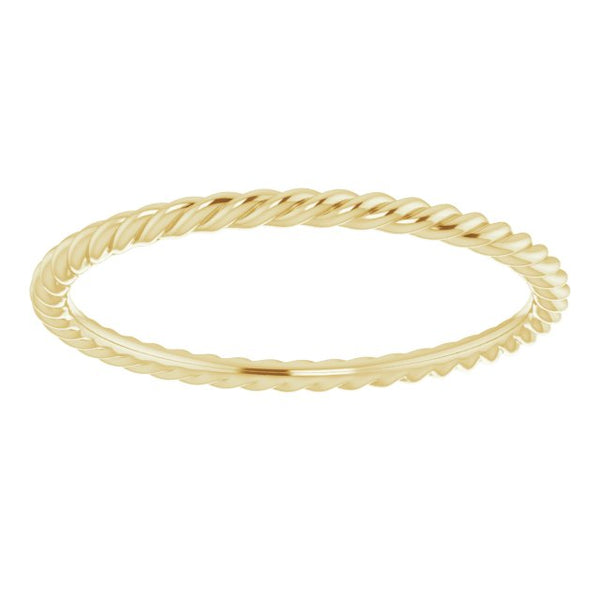 Gold Skinny Rope Band