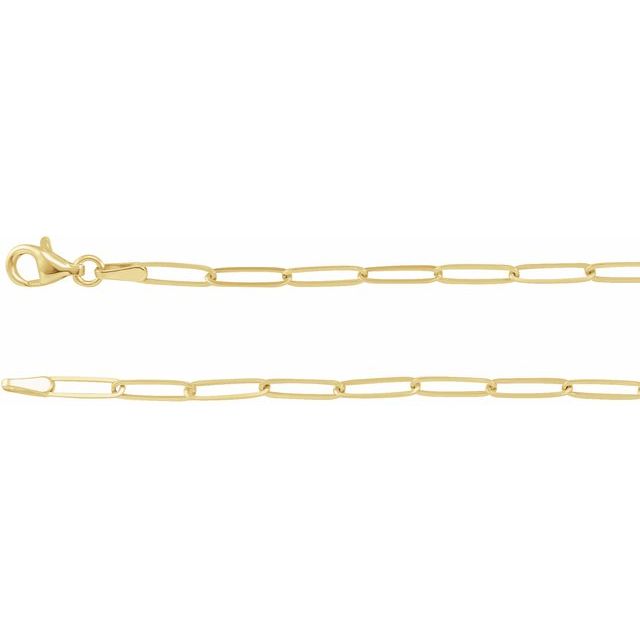 Gold Long Link Chain (multiple lengths)