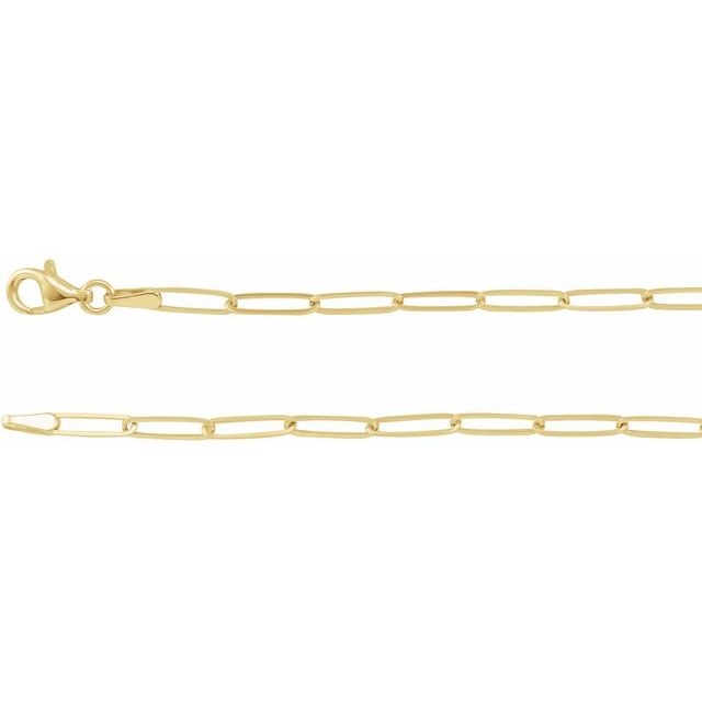 Gold Long Link Chain
