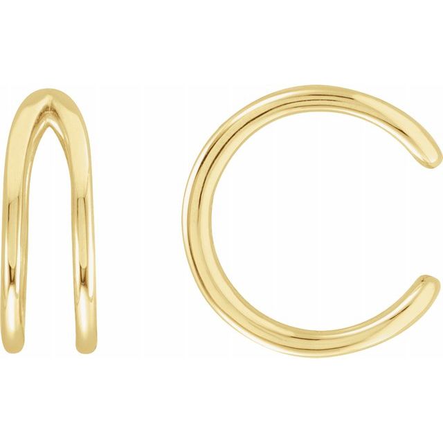 Double Gold Ear Cuff
