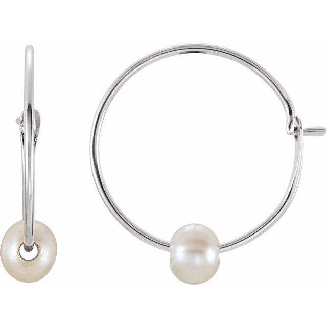 Freshwater Pearl Huggies