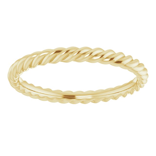 Thick Gold Rope Band