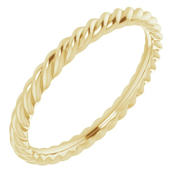 Thick Gold Rope Band