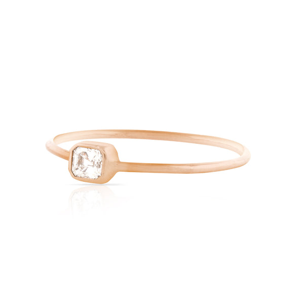 Radiant Cut Diamond Stackable Ring