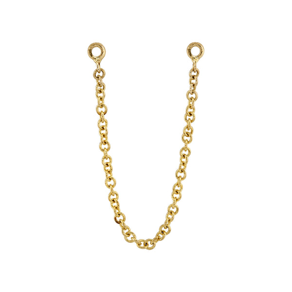 Large Gold Earring Chain Jacket