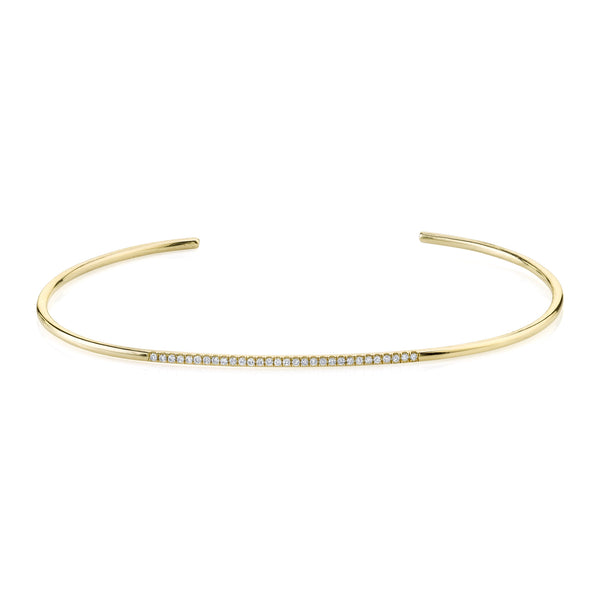 Pave Diamond Thin Cuff